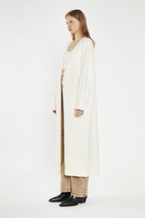 Cream Longline-Cardigan