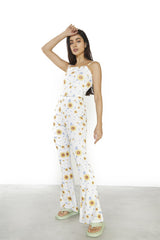 Sunflower Rib Flared Trousers