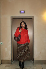 Curve - Leopard Print  Maxi-Skirt