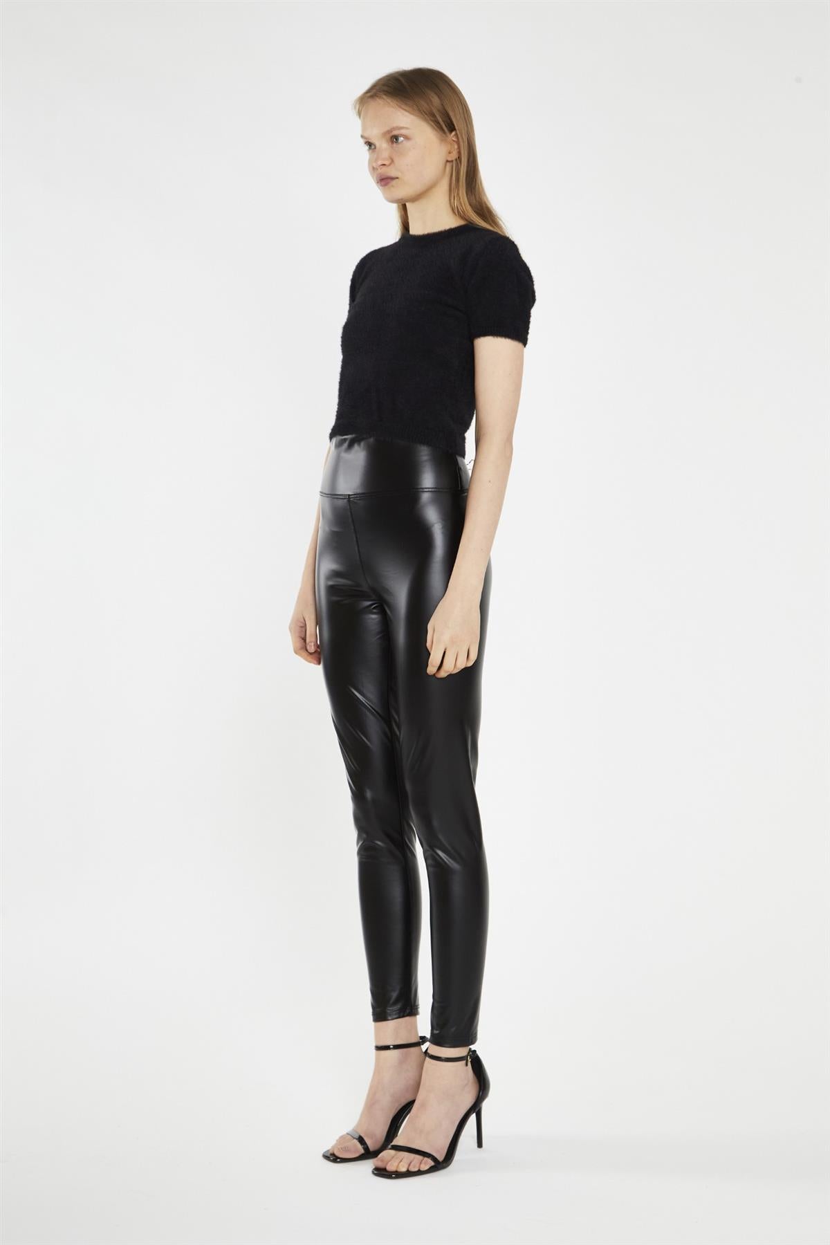 Black Bodycon-Leggings