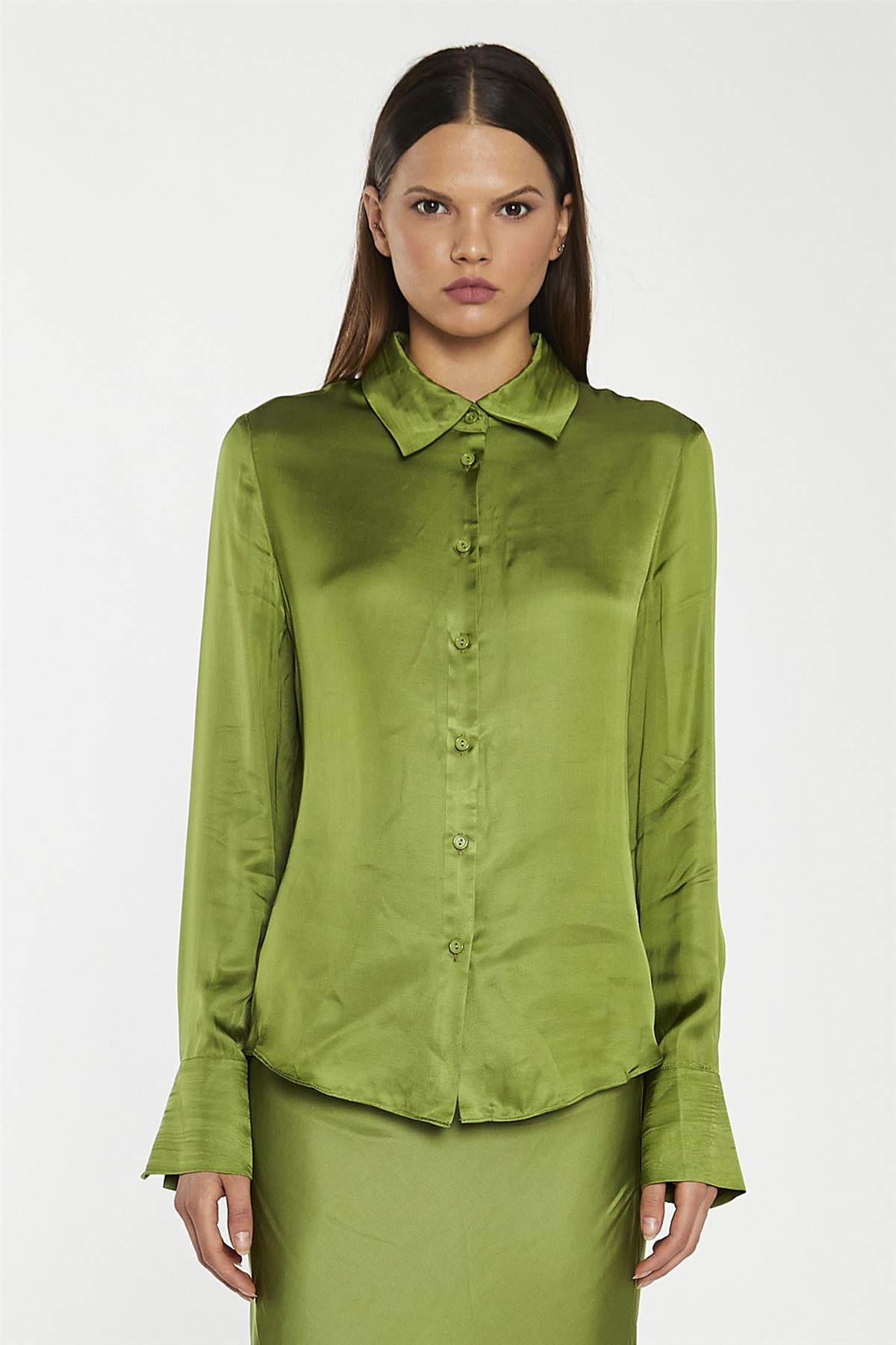 Dark-Apple Green Classic -Shirt