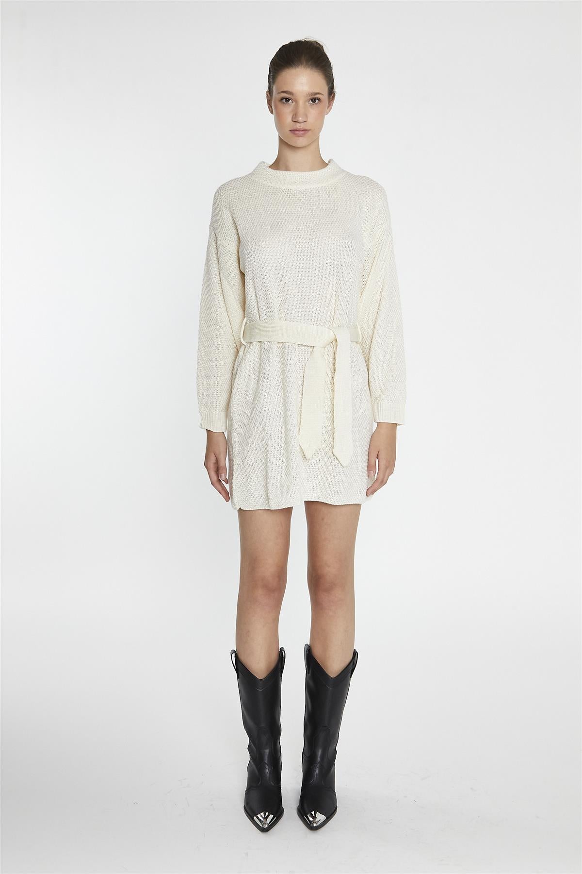 Bone Jumper Mini-Dress