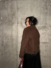 Brown Teddy-Bear Midi-Coat